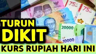 INFORMASI HASIL KURS RUPIAH HARI INI TURUN SEDIKIT DI WAKTU GAJIAN PARA TKI TAPI MASIH LUMAYAN