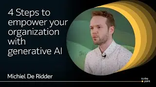 Arrow To the Point -  4 steps to empower your organization with Generative AI