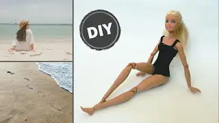 DIY Doll Dress. How To Make Trendy Barbie Clothes - Swimming Suit