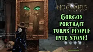 Hogwarts Legacy: Gorgon Portrait can turn people into stone! 🐍