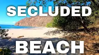 [4K] Tour PLAYA GRINGO // Secluded White Sand Beach Near Playas del Coco [