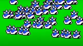 256 BLUE SHELLS! Blue shelling animations on green screen - VFX for video Editing 