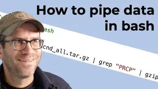 Using a pipe at the command line with bash, tar, gzip, and more! (CC251)