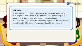 Past Perfect Continuous I had been doing