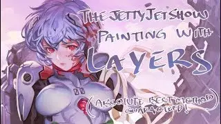 PATREON PREVIEW Painting with layers - Rei Ayanami