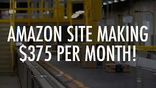 Amazon affiliate website: How this site makes $375 per month in passive income