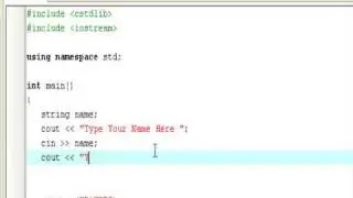 C++ Tutorial 8 Reading From the Console CAVEMAN FRIENDLY HQ