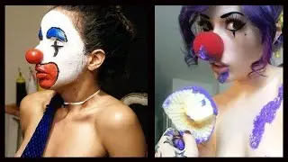 Beautiful Yet Creepy Girl Clowns