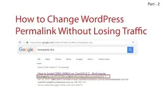 How To Change WordPress Permalinks without breaking links Part-2
