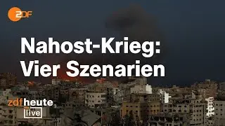 Israel gegen Hamas: Welche Zukunft hat Gaza? | Nahost-Expertin bei ZDFheute live
