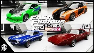 FAST AND FURIOUS 1-8 ALL CARS IN (FORZA HORIZON 4)