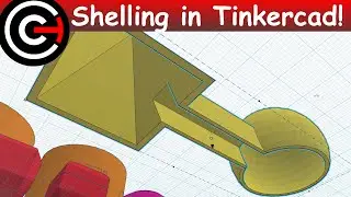 How to Hollow Out Objects in Tinkercad - Shelling Tutorial