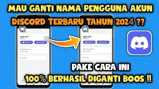 Cara mengganti Username discord 2024 | Cara ganti username discord terbaru