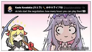 Kaela gives NO PRESSURE to her Hololive EN 3 Kouhai !!!