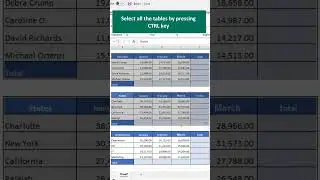 Excel AUTO SUM in one Click | Shortcut to AUTO SUM