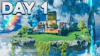 We Built the Greatest Floating Island Base in ARK PvP...