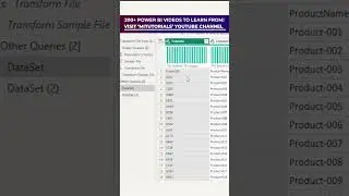 Import Multiple Files from a Folder into Power BI as Separate Tables | Tutorial | MiTutorials