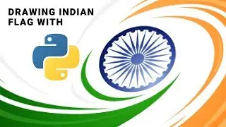 Drawing Indian National Flag with Python