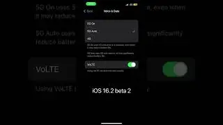 5G: iPhone got 5g support on iOS 16.2 beta 