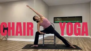 10 Minutes Chair Yoga || Side body, Psoas, Spine Flexibility ✨Feel Your Best Now 💖