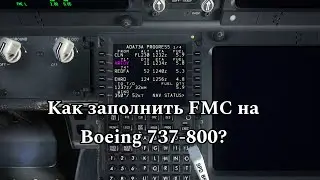 Как заполнять FMC на Boeing 737-800? | Краткая инструкция для чайников