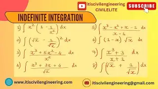 Indefinite Integrals | Basic Integration Problems | 8 Solved Problems