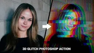 3D Glitched Photoshop Action | The Amazing Fantasy Photoshop Actions Bundle | Artixty