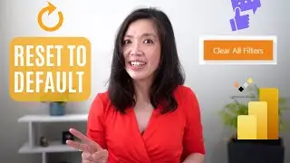 Power BI Showdown: Reset to Default Button vs. Clear All Filters Button
