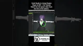 Vroid Studio to Unreal Engine Player & NPC - Full Tutorial Game Dev #vroid #ue #ue5 #unreal #gamedev