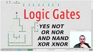 Making logic gates from switches and inverters