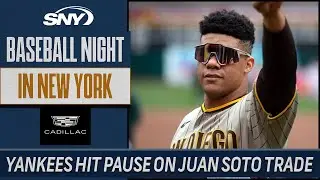 Yankees hit pause on Juan Soto trade talks | Baseball Night in NY | SNY