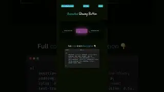 🔥 CSS Animated Glowing Button Hover Effect 