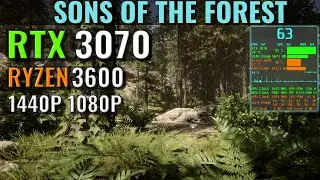 Sons of the Forest - RTX 3070 - Ryzen 5 3600 - Benchmark - 1440p, 1080p