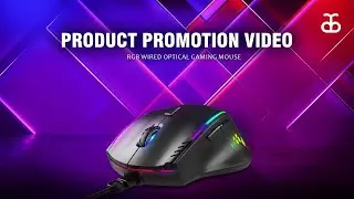 RGB Wired Optical Gaming Mouse Product Promotion Video #portfolio