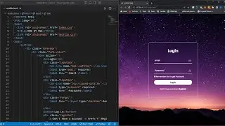 ASMR Programming - Creating a Login Animated form Using HTML and CSS - No Talking