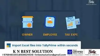 Tally Prime 4.0 | The new excel import function