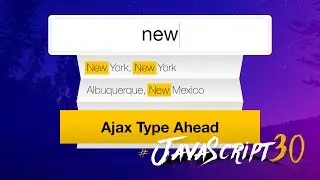 Ajax Type Ahead with fetch() - 