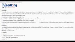 70-640 Exam Testing Engine
