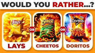 Would You Rather...? FOOD EDITION 🍕🍔 #wouldyourather #food #quizland