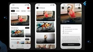 Fitness App UI Design with Flutter