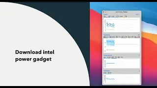 Download Intel Power Gadget on MacBook Big Sur