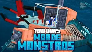 SOBREVIVI 100 DIAS NO MAR DE MONSTROS NO MINECRAFT - O FILME