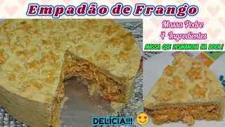 Empadão de Frango - Massa Podre de Margarina - Desmancha na Boca!