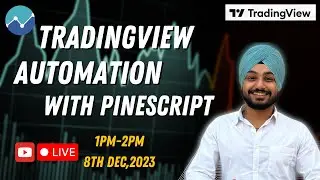 TradingView Automation with PineScript | LIVE Market Demo | Algo Trading India | AlgoTest