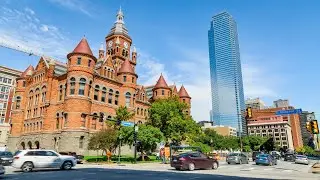 4K Walk Dallas | JFK Tour | Kylde Warren Park | West End Historical District  (Feb 2023)
