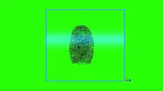 Finger print scanning green screen 