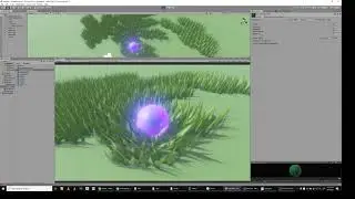 Unity Shader Graph Interactive Grass emulating Zelda Breath Of The Wild