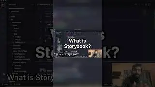 What is Storybook in React 🤔 
