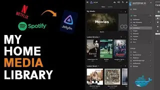 Our Self-Host Media Player (Portainer, Jellyfin Media Server Installation)