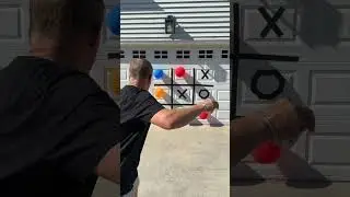 Balloon POP Tic Tac Toe! (Card Throwing) @RickSmithJr